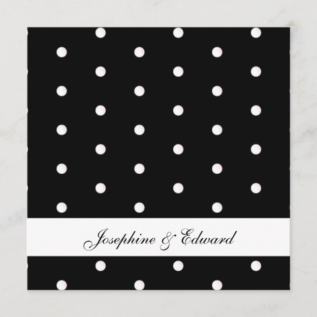 Schwarz-Weiß-Polka-Punkte (Vorderseite)