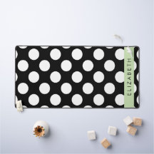 Schwarz-Weiß-Polka-Punkte, Dotter, Ihr Name