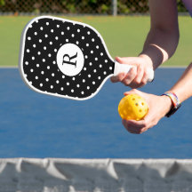 Schwarz-Weiß-Polka-Punkte