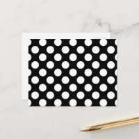 Schwarz-Weiß-Polka-Punkte, Polka-Dot-Muster