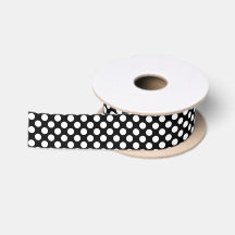 Schwarz-Weiß-Polka-Punkte, Polka-Dot-Muster