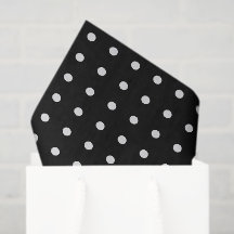 Schwarz-Weiß-Polka-Punkte