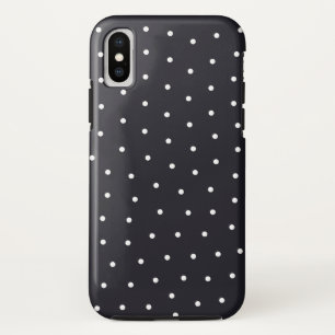 Schwarz-Weiß-Polka-Punktmuster Case-Mate iPhone Hülle
