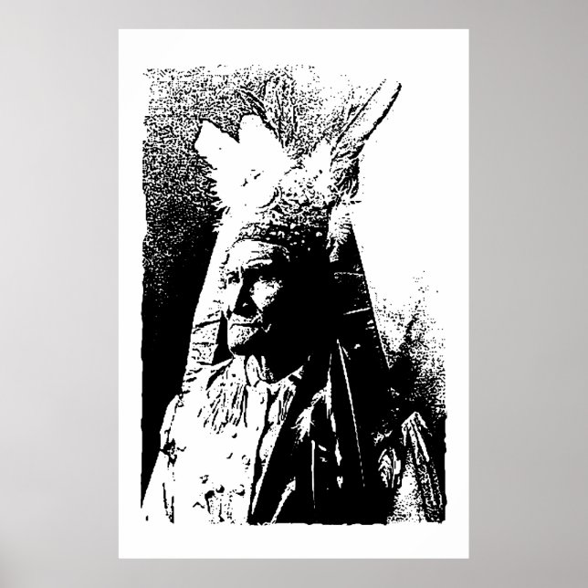 Schwarz-Weiß-Pop Kunst, Dichtung und Musik Poster (Vorne)