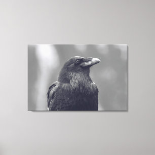 Schwarz-Weiß-Portrait Leinwanddruck