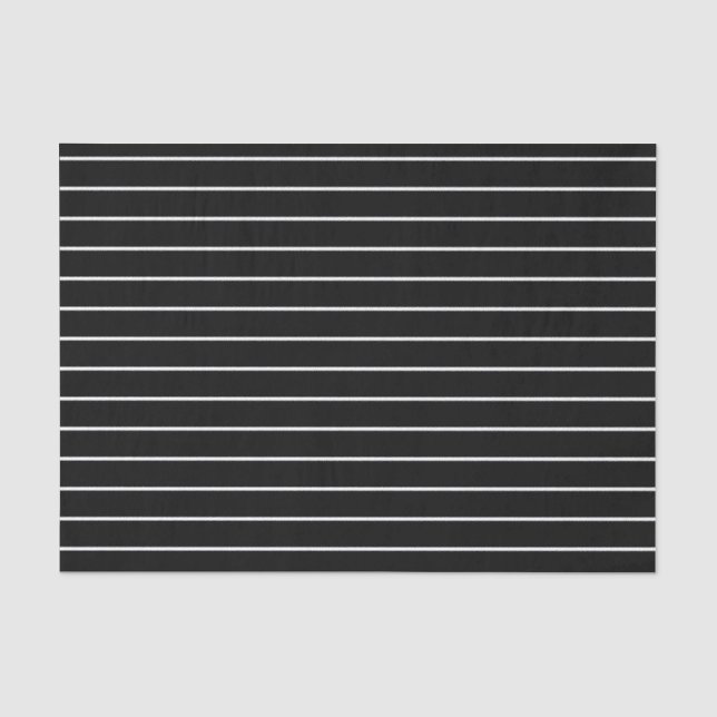 Schwarz-Weiß-Posh-Stil Seidenpapier (Vorderseite)