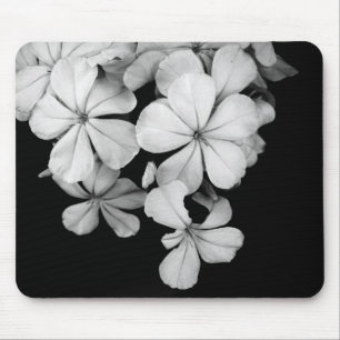 Schwarz-Weiß-Postkartendesign Mousepad