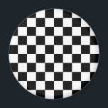 Schwarz-Weiß-Prüfmuster Magnet<br><div class="desc">Schwarz-Weiß-Prüfmuster</div>