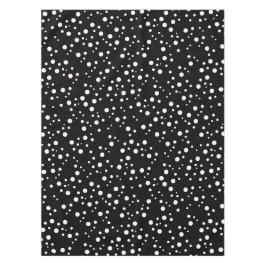 Schwarz-Weiß-Punkte | Elegant Gemustert Tischdecke