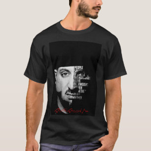 Schwarz-Weiß RA Der geruchte Mann zitiert. Classic T-Shirt