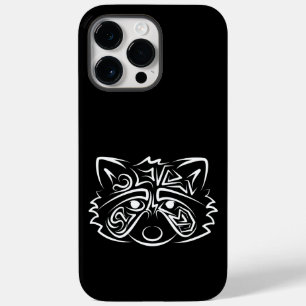 Schwarz-Weiß-Raccoon Case-Mate iPhone 14 Pro Max Hülle