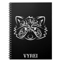 Schwarz-Weiß-Raccoon