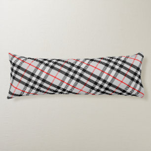 Schwarz-weiß Red Gingham   Klassisches Scheckgeweb Seitenschläferkissen
