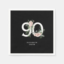 Schwarz & Weiß Rosa Rose 90. Geburtstag
