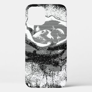 Schwarz-Weiß-Rosen-Fine-Art Case-Mate iPhone Hülle