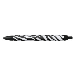 Schwarz & Weiß Safari Thema Zebra Animal Print Tin Kugelschreiber