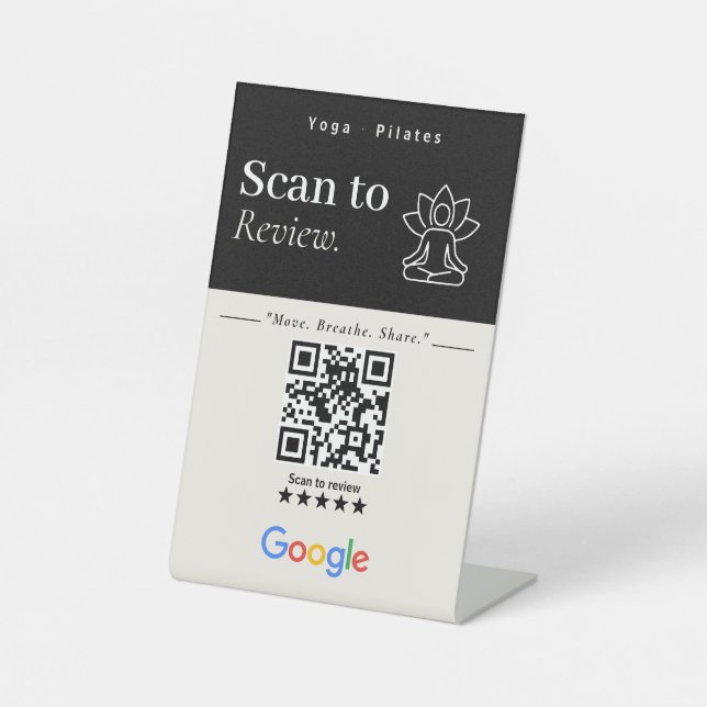 Schwarz-Weiß-Scan zum Überprüfen des QR-Code-Schil Sockelschild (Vorderseite)