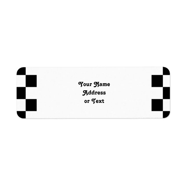 Schwarz-Weiß-Schachbrett-Hintergrund (Vorne)