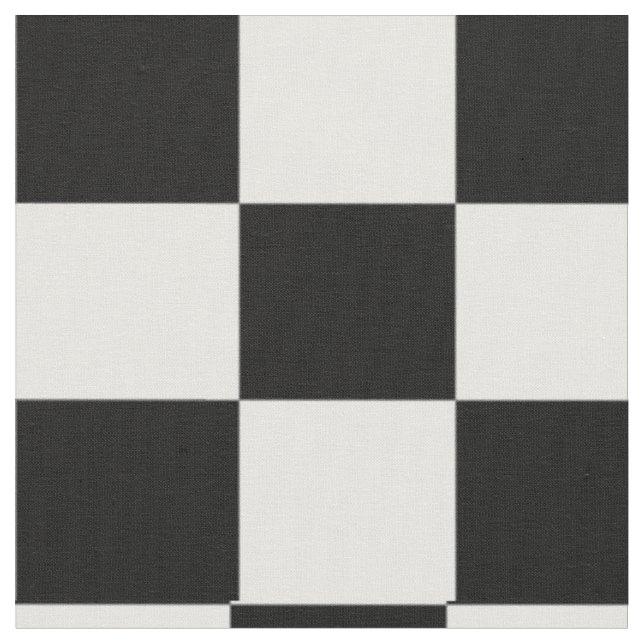 Schwarz-Weiß-Schachbrett-Hintergrund Stoff (Nahaufnahme)