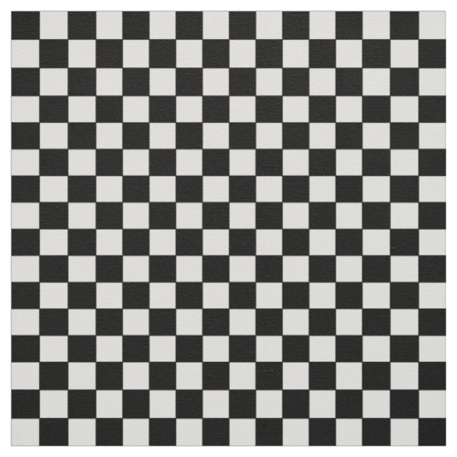 Schwarz-Weiß-Schachmuster Stoff (Muster)