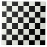 Schwarz-Weiß-Schachtel-Karo Fliese<br><div class="desc">Schwarz-Weiß-Schachtel-Karo</div>