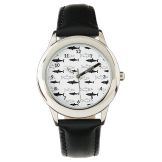 Schwarz-Weiß-Schaf Armbanduhr