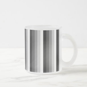 Schwarz-Weiß-Schattenstreifen Mattglastasse
