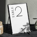 Schwarz-Weiß schlichte, saubere, minimalistische H Tischnummer<br><div class="desc">Schwarz-Weiß schlichte,  minimalistische Tischnummer der Hochzeit. Bitte kontaktieren Sie mich,  wenn Sie weitere Informationen benötigen.</div>
