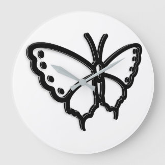 Schwarz-Weiß-Schmetterling Große Uhr