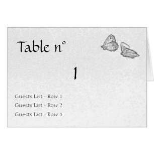 Schwarz-Weiß-Schmetterlinge Hochzeitsplattform