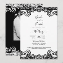 Schwarz-Weiß-Schnürsenkel Elegante Hochzeit