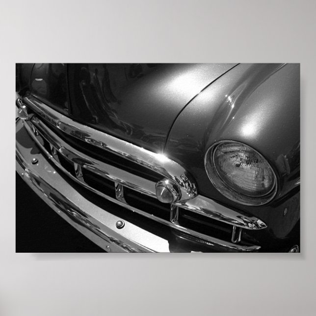 Schwarz-Weiß-Schönheit Poster (Vorne)