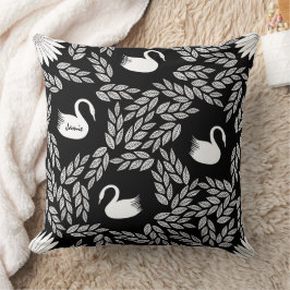 Schwarz-Weiß-Schwan, Farbe Kissen