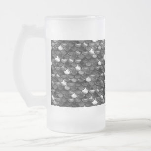 Schwarz-Weiß-Skala Mattglas Bierglas