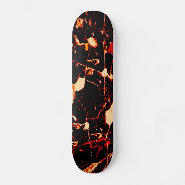 Schwarz-weiß Skateboard (Vorderseite)