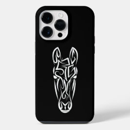 Schwarz-Weiß-Stamm iPhone 14 Pro Max Hülle