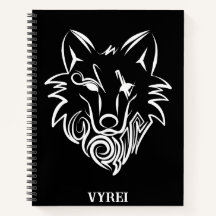 Schwarz-Weiß-Stammes-Wolf