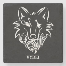 Schwarz-Weiß-Stammes-Wolf