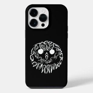 Schwarz-Weiß-Stammesauge iPhone 14 Pro Max Hülle