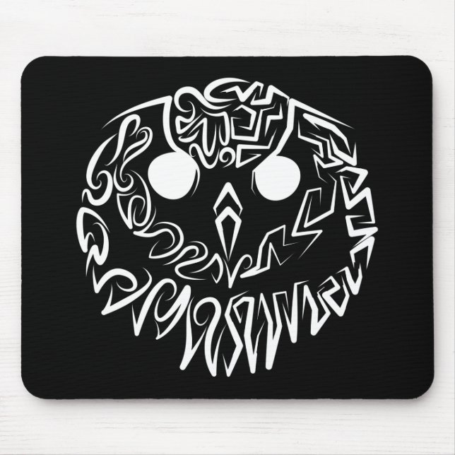 Schwarz-Weiß-Stammesauge Mousepad (Vorne)