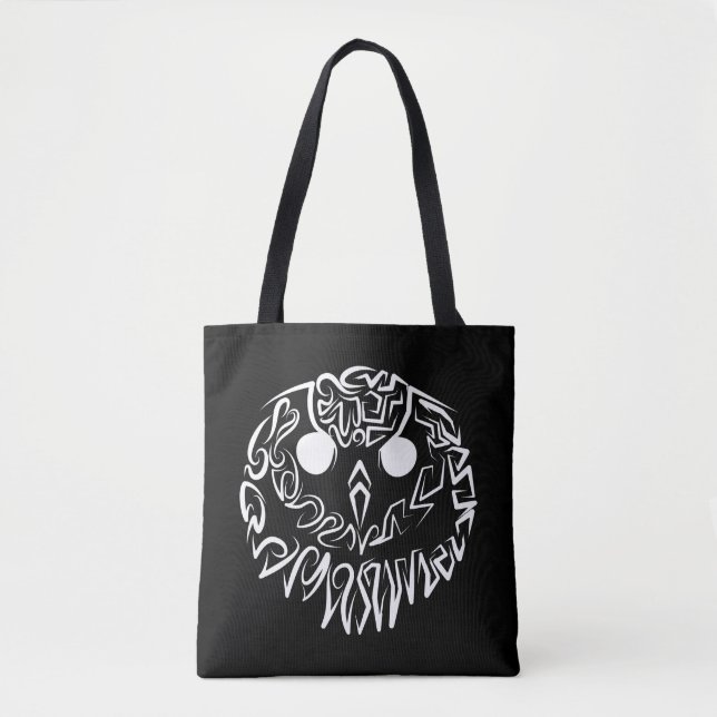 Schwarz-Weiß-Stammesauge Tasche (Vorderseite)