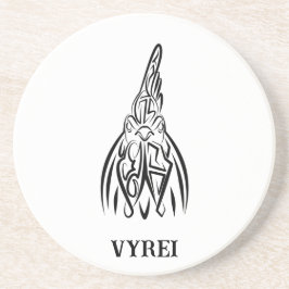 Schwarz-Weiß-Stammesliste Getränkeuntersetzer