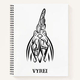 Schwarz-Weiß-Stammesliste Notizbuch