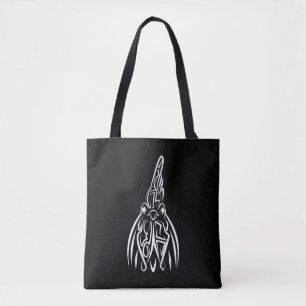 Schwarz-Weiß-Stammesliste Tasche