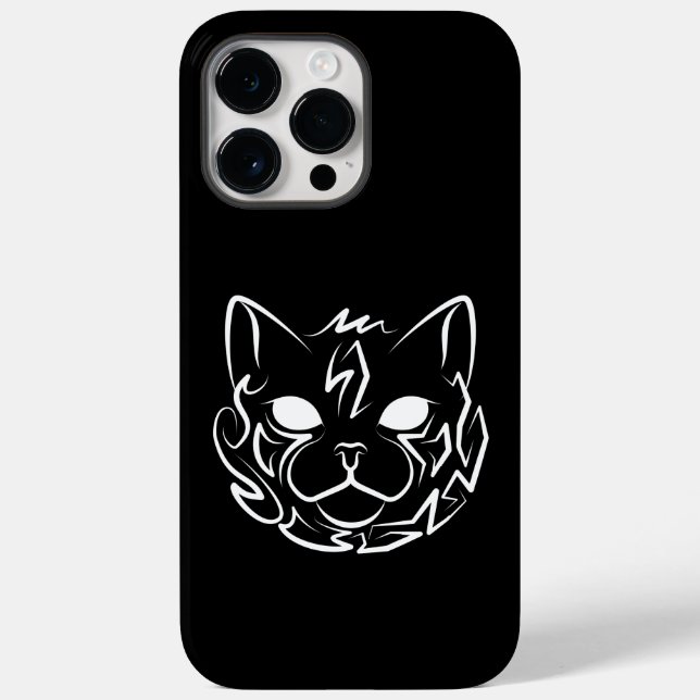 Schwarz-Weiß-Stammkatze Case-Mate iPhone 14 Pro Max Hülle (Rückseite)