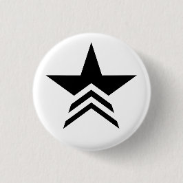 Schwarz-Weiß Starcom Knopf Button