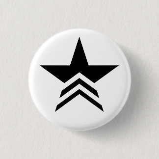 Schwarz-Weiß Starcom Knopf Button