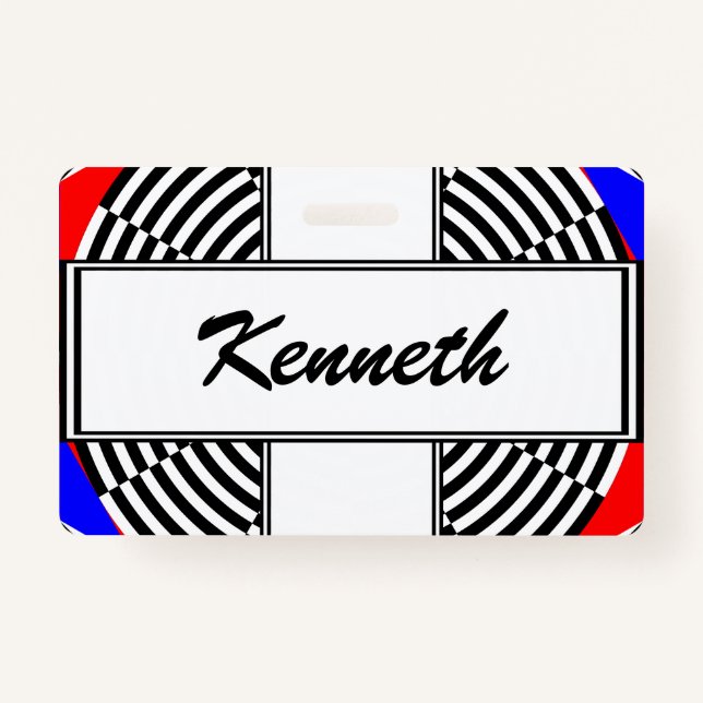 Schwarz-Weiß-Strahlung von Kenneth Yoncich Ausweis (Vorderseite)