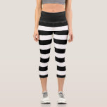 Schwarz-Weiß-Streifen Gothic Lolita Capri Leggings<br><div class="desc">Diese Leggings sind für alle Sushi Kleidung und Accessoires gefertigt. Werfen Sie einen Blick auf die gesamte Kollektion und erstellen Sie ein phantastisches Outfit! Filz</div>