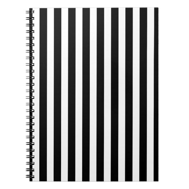 Schwarz-Weiß-Süßwaren Notizblock (Vorderseite)